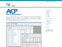 Tablet Screenshot of acpcostos.com